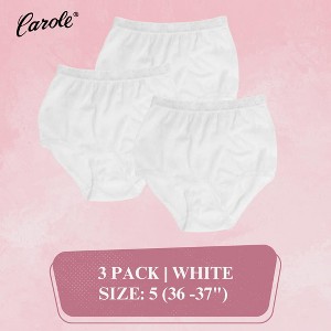 Carole Women's 100% Nylon Lace Trim Panties - 1 of 4