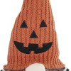 FURNIinspire Decorative Objects Fabric Sitting Gnome With Orange Knit Hat, Fairy Tale Style Doll For Home Decoration, Party, Orange, 4.7"*8.3"*23.5" - 4 of 4