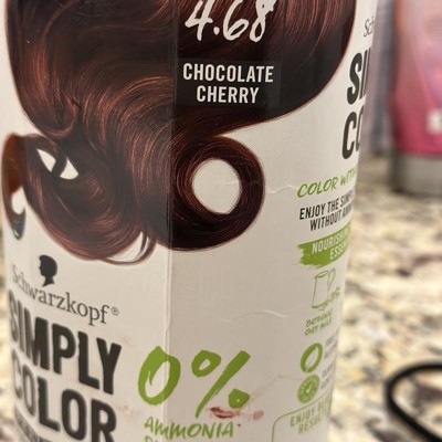 Schwarzkopf Simply Color Permanent Hair Color - 3.65 Dark Chocolate Reviews  2024