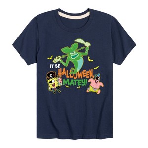 Boys' - SpongeBob SquarePants - It Be Halloween Matey Short Sleeve Graphic T-Shirt - 1 of 4