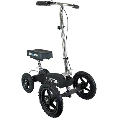 KneeRover All Terrain Fusion Patented Knee Scooter with 4 Wheel Steering