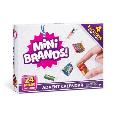 5 Surprise Mini Brands Advent Calendar by ZURU - 24 Day Advent Calendar  2022, Includes 4 Exclusive Minis, Real Miniature Brands Collectibles :  : Home