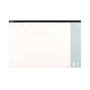 Altitude 2025 Monthly Deskpad 11"x17" Seafoam Blue: Paper Desktop Calendar, January-December, Glue Binding - 1 of 4