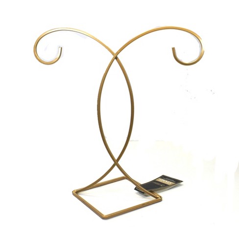 Tripar 4 in. Gold Square Wire Stand
