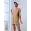 Imily Bela Women's Workout Tennis Dress Summer Sleeveless Athletic Mini with Built in Shorts - 4 of 4