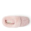 Dearfoams Womens Claire Cable Knit Chenille Clog House Shoe Slipper - 3 of 4