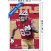 Trends International NFL San Francisco 49ers - George Kittle 25 Framed Wall Poster Prints - 3 of 4