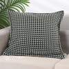 Unique Bargains Retro Decorative Invisible Zipper Plaid Throw Pillow Covers With Pattern 1 Pc - 2 of 4