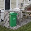 XINGHANZHENXUAN 3-Panel Outdoor Air Conditioner Fence 3-Section Outdoor Wooden Screen, Outdoor Wood Fence - 3 of 4