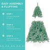 Best Choice Products Pre-Lit Sage Green Christmas Tree, Artificial Full Holiday Decoration w/ Incandescent Lights - 4 of 4