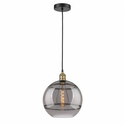 Rochester - 1 Light Cord Hung Mini Pendant In Industrial Style-13.38 Inches Tall and 12 Inches Wide