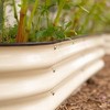 Vego Garden 9-in-1 Modular Rectangular Metal Outdoor Raised Garden Bed Olive Green 42"x78"x11" - 4 of 4