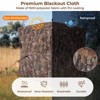 SEVOBAL Camping Tents One-Way See-Through Hunting Blind with 360-Degree View and Camouflage Design, Green, 46.65"*9.65"*9.65" - 2 of 4