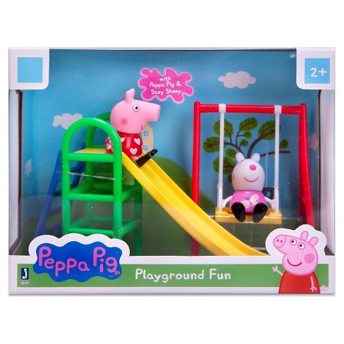Peppa Pig Peppa Suzy Playground Fun Target - roblox guest 66 where is the rope guest world