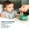 Tiny Twinkle Silicone Suction Bowl w/Lid for Baby and Toddler, BPA-Free and Microwave Safe - 2 of 4