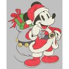 Women's Mickey & Friends Santa Mouse T-Shirt - 2 of 4