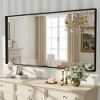 Apmir High-Strength Tempered Glass and Aluminum Alloy Framed French Cleat Mounted Wall Decor Bathroom Vanity Mirror with 5-Year Warranty - 4 of 4