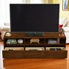 63" Mid-Century Modern TV Stand for TVs up to 75",Farmhouse Entertainment Center Cabinet with Solid Wood Drawers,Media Console - 2 of 4