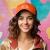 Dalix Heart of Bones Embroidered Cotton Dad Hat Adjustable Baseball Cap Womens - 3 of 4