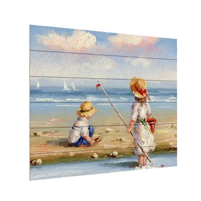Trademark Fine Art - Masters Fine Art 'At The Beach Iii'