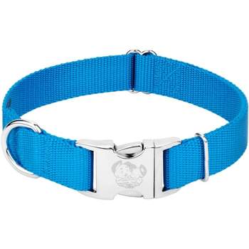 Country Brook Petz Premium Nylon Dog Collar with Metal Buckle for Small Medium Large Breeds - Vibrant 30+ Color Selection