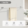 Towel Bar Set, 5 Pieces Bathroom Hardware Set Brushed Nickel Bathroom Accessories,23.6 Inch - 2 of 4