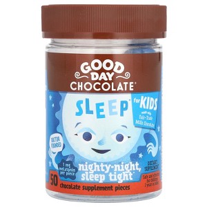 Good Day Chocolate Sleep For Kids, Chocolate, 1 mg, 50 Pieces - 1 of 2