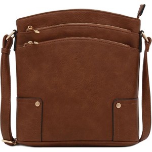 Paaaawaters Triple Zip Pocket Large Crossbody Bag - 1 of 4
