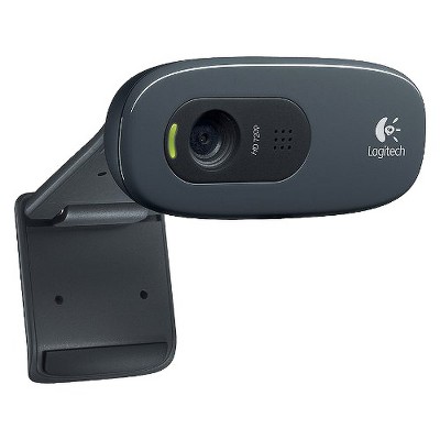 Logitech C270 3.0MP Webcam - Black (960-000694)