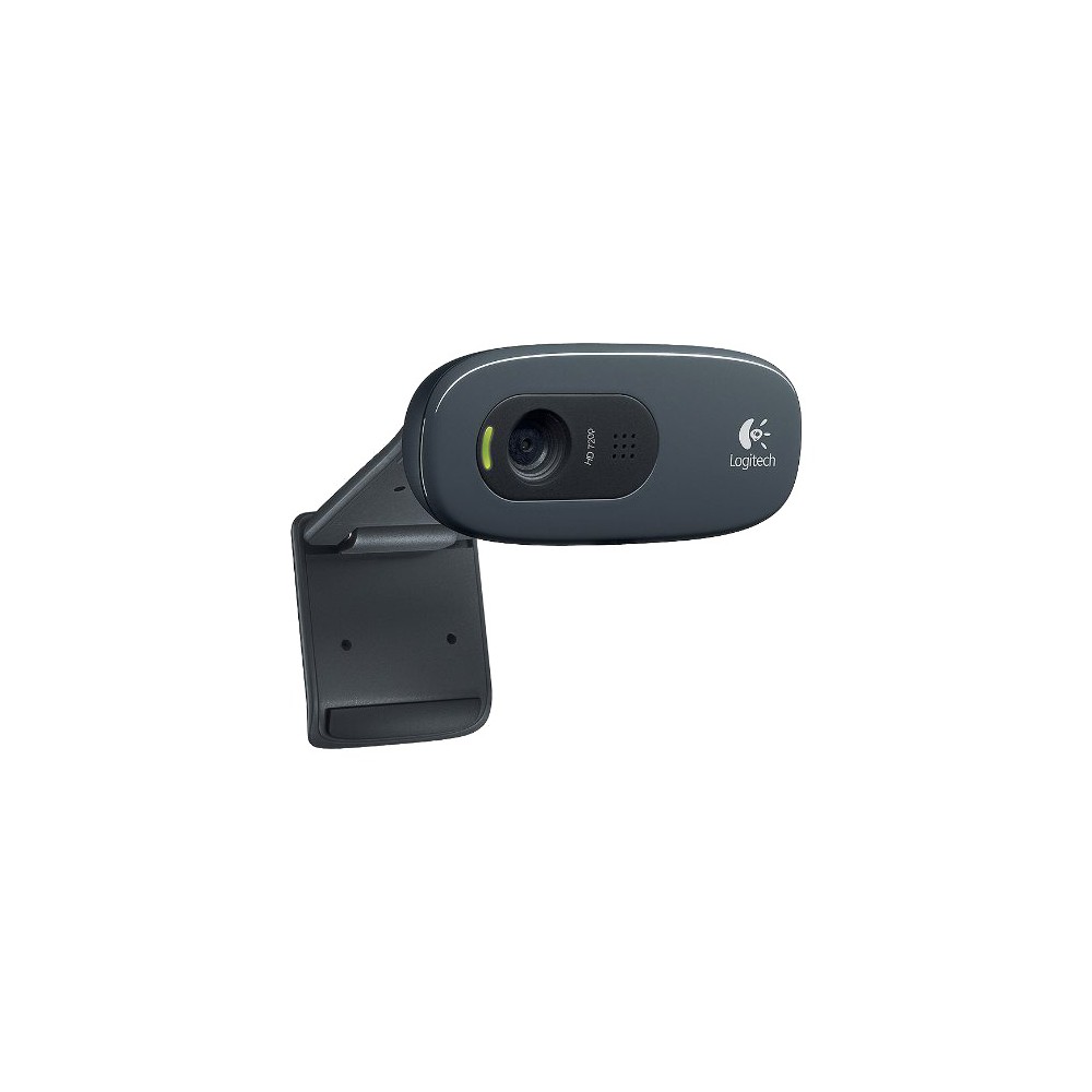 Logitech C270 3.0MP Webcam - Black (960-000694)