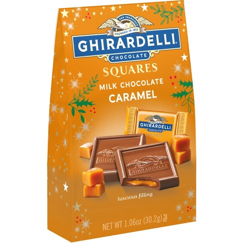 Ghirardelli Holiday Limited Edition Milk Chocolate Caramel Squares - 1.06oz - image 1 of 4