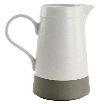 Gibson Milbrook Large 60oz Serving Pitcher in Off-White