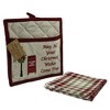 Tabletop 9.0 Inch Santa Mailbox Pocket Pot Holder , Kitchen Towel Christmas (2PC) - 2 of 3