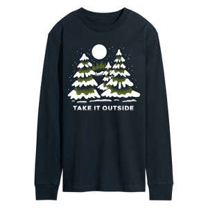 Men's - Instant Message - Take It Outside Long Sleeve Graphic T-Shirt - 1 of 4