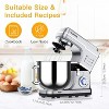 660W 7.5QT Stand Mixer - 10-Speed Dough Mixer with Tilt-Head, Dishwasher-Safe Accessories - 4 of 4