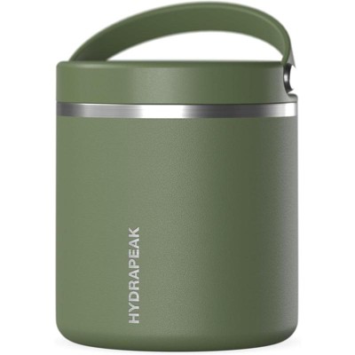 Hydrapeak Stainless Steel Vacuum Insulated Wide Mouth Thermos Food Jar for Hot Food and Cold Food Peach 25 oz