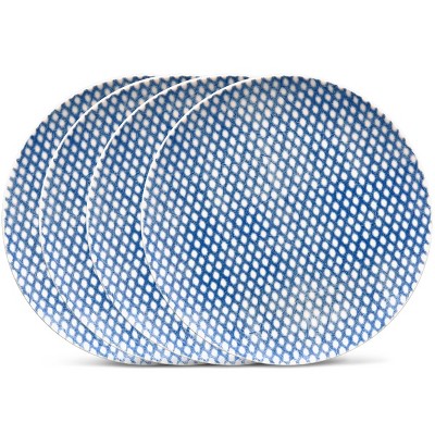 Noritake Hammock Set of 4 Coupe Dots Salad Plates
