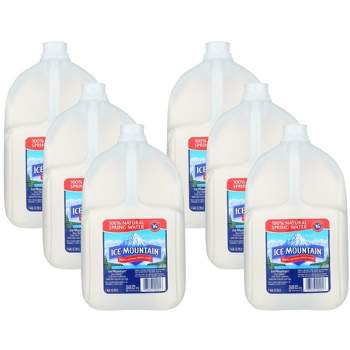 Ice Mountain 100% Natural Spring Water - Case of 6/1 gal