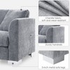 YOOCOZZ L-Shaped Chenille Sectional Sofa with Chaise Lounge and Wide Supporting Feet - 4 of 4
