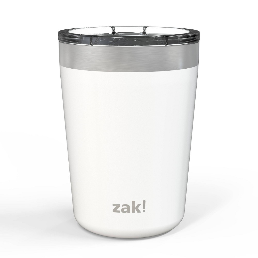 UPC 707849122404 product image for Zak! Designs 12oz Double Wall Stainless Steel Tumbler - White | upcitemdb.com