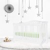 L.A. Baby The Brentwood 4 in 1 Convertible Full Sized Wood Crib - White - 3 of 4