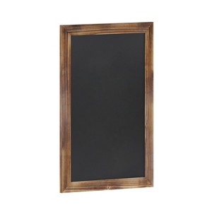 Emma and Oliver Framed Decorative Wall Hanging Chalkboard with Magnetic Surface and Eraser for Weddings, Parties, Showers and More - 1 of 4