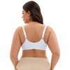 INSPIRE CHIC Women's Front Closure Lace Trim Underwire Adjustable Straps Plunge Bras - 2 of 4