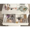 Vanity Desk Set With Mirror For Makeup, Makeup Table With 1 Drawer Storage Cosmetics - 3 of 4