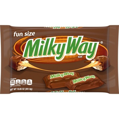 Milky Way Fun Size Milk Chocolate Candy Bars - 10.65oz