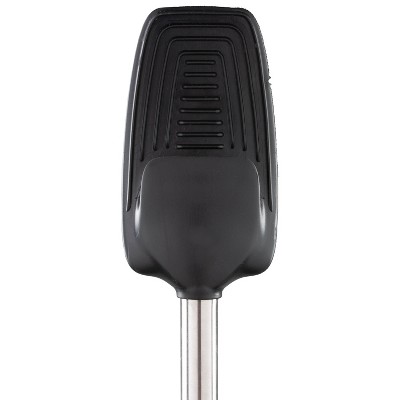 Stainless Steel and Black Soft Bristle Toilet Brush with Holder