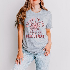 Simply Sage Market Women's Magic Of Christmas Short Sleeve Graphic Tee - 1 of 4