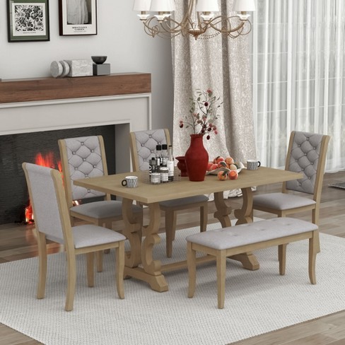 Retro dining table online with leaf