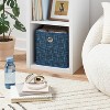 11" Fabric Bin Galaxy Blue Geometric - Room Essentials™: Square Storage Cube for Dorm Rooms, Folds Flat - 2 of 4