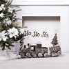 Transpac Metal Silver Train Decorative Sculpture for Christmas Tabletop Decor - Elegant Metal Design Indoor Use - Gift Giving and Hostess Gifts - : - 2 of 3